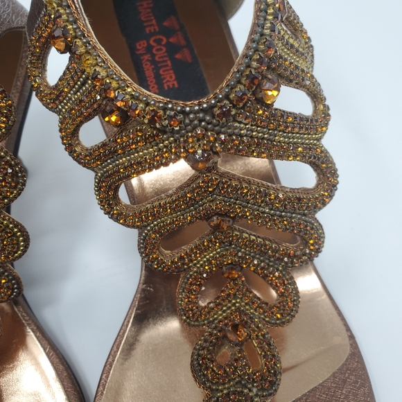 HAUTE COUTURE by KOHINOOR | Jewel Sandal Heels - Picture 2 of 6